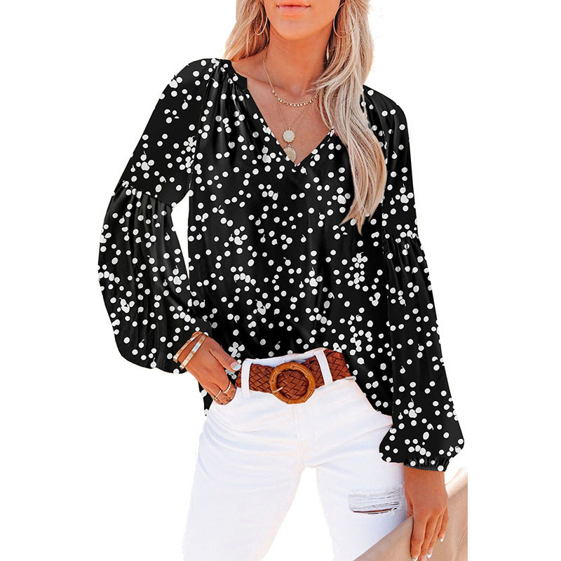 Oslo Éclat™ NoirBloom Blouse