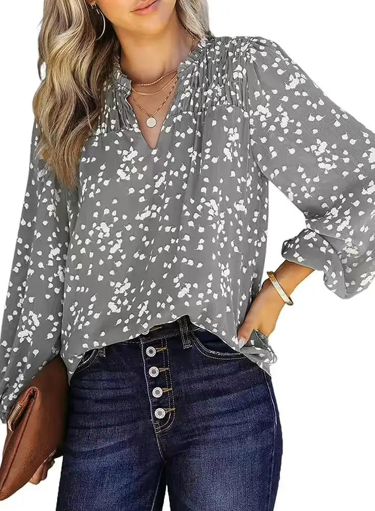 Oslo Éclat™ SilverBloom Blouse