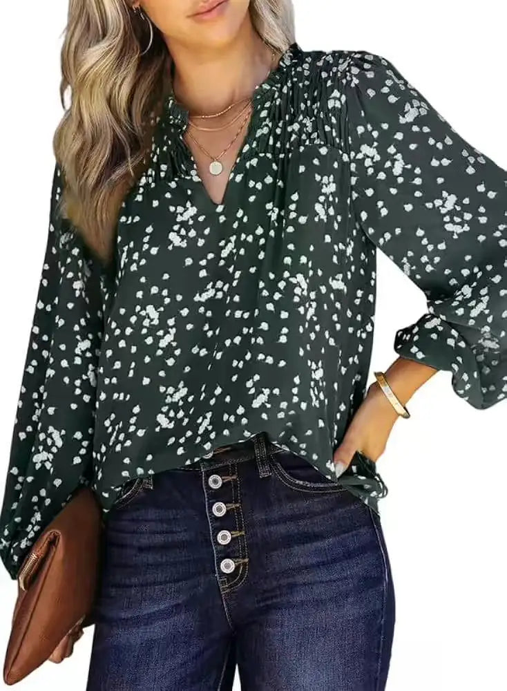 Oslo Éclat™ SilverBloom Blouse