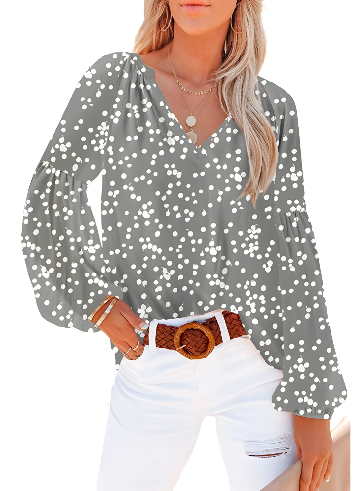 Oslo Éclat™ SilverBloom Blouse